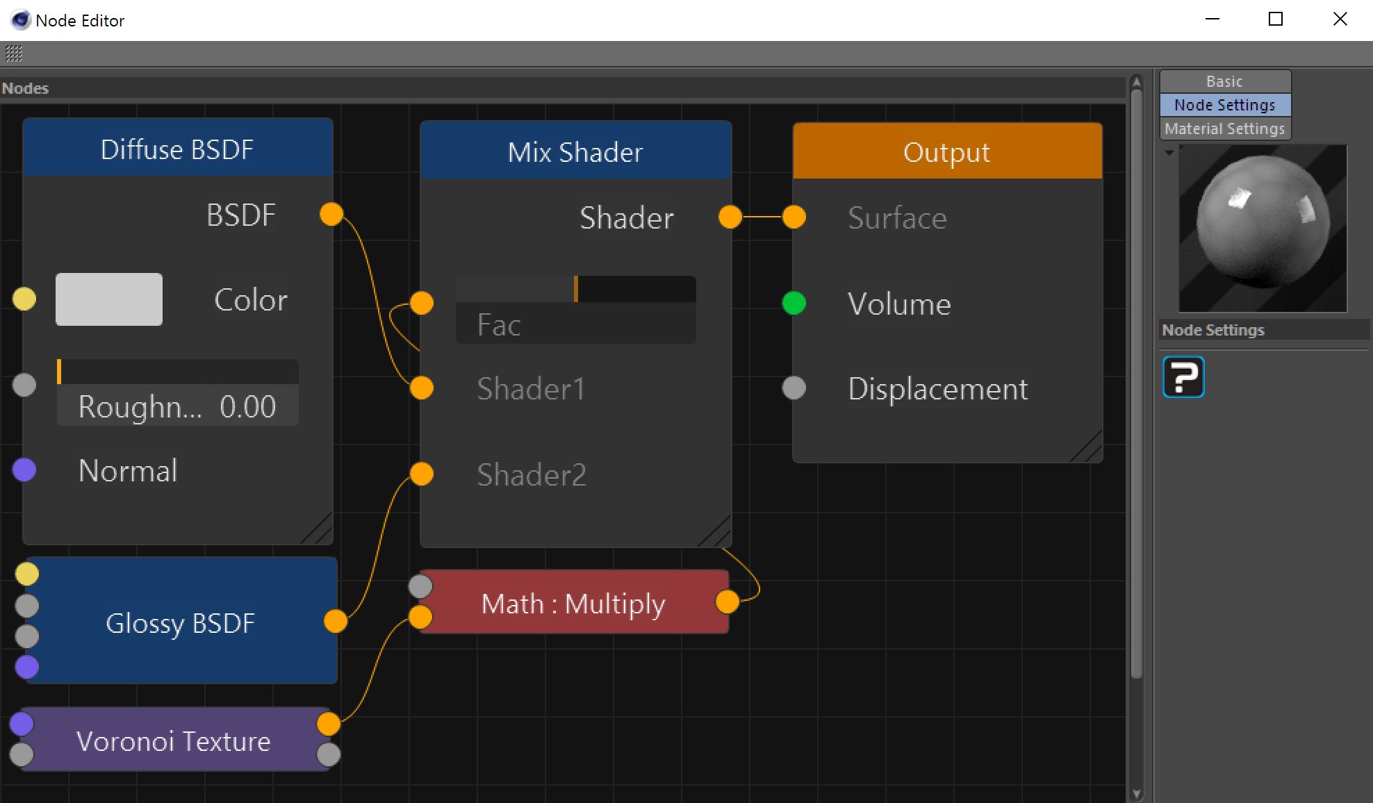 Node editor