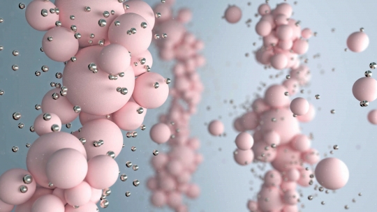 Silver chloride & titanium dioxide antimicrobial visual representation