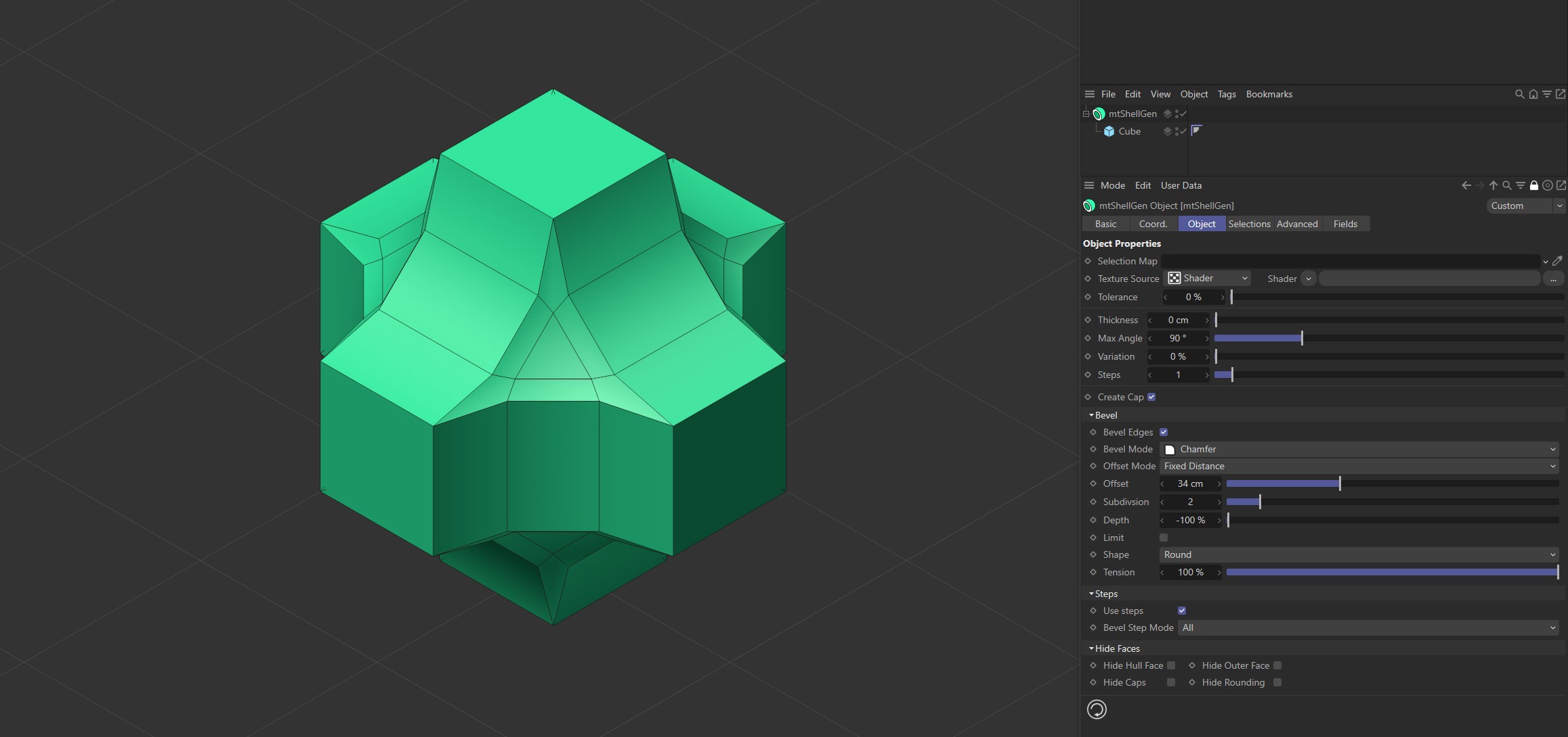 mtShellGen using bevel options on a source Cube to create this geometry.
